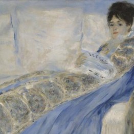 Pierre-Auguste Renoir. Retrato de la mujer de Monet, hacia 1872-1874. Museu Calouste Gulbenkian