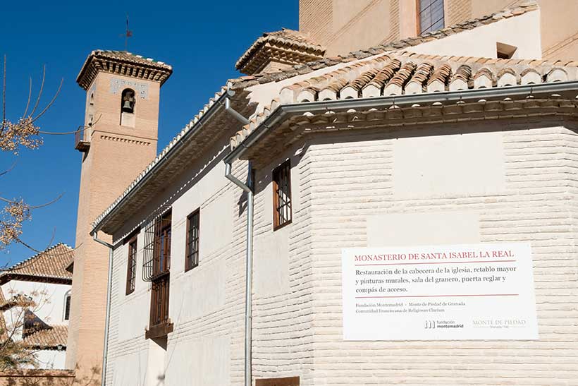 Restauración del Monasterio de Santa Isabel la Real de Granada