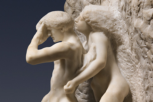 Rodin. Orfeo y Eurídice, hacia 1887. The Metropolitan Museum of Art