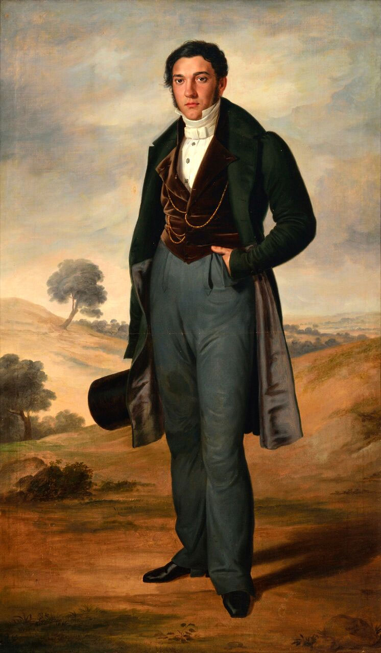 Rafael Tegeo. Retrato de José María Benítez Bragaña , 1832. Museo de Bellas Artes de Murcia