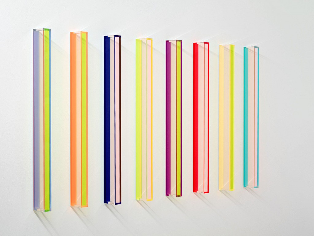 Regine Schumann. colormirror transparent and satin new york, 8 parts, 2015