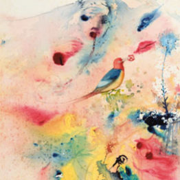 Salvador Dalí. Femme Orientale et oiseau exotique, 1966. Alcolea Nonell
