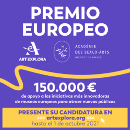 Premio Europeo Art Explora – Académie des Beaux-Arts 2021
