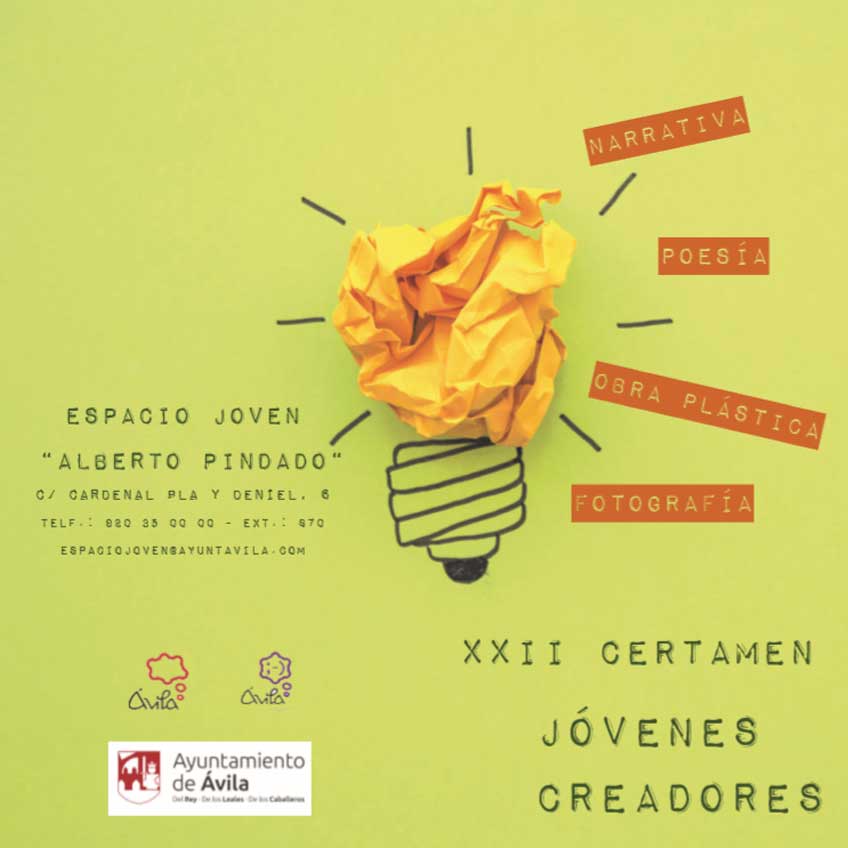 XXII Certamen Jóvenes Creadores. Ayuntamiento de Ávila