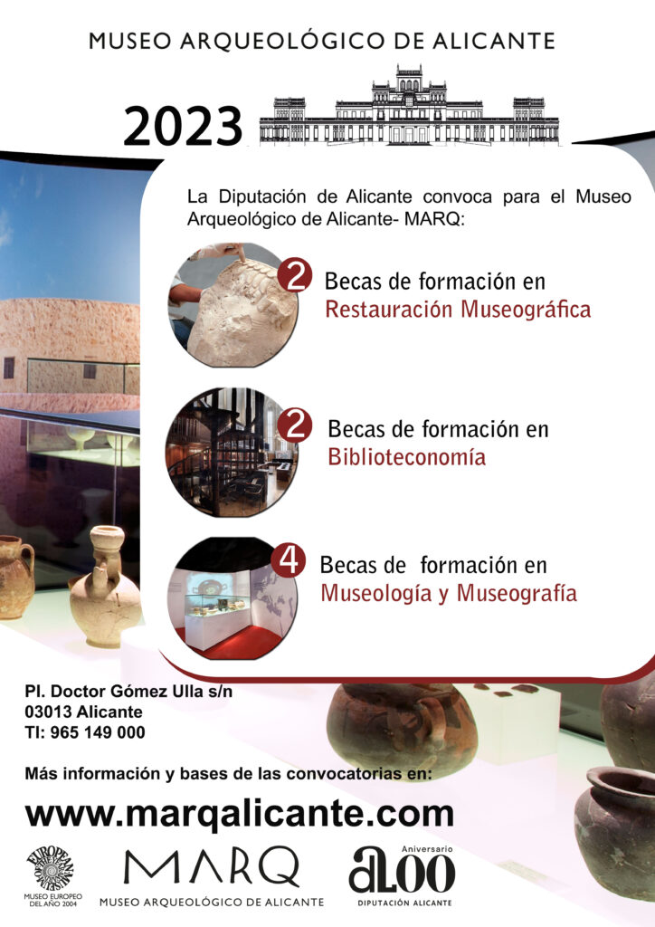 8 Becas de formación en el Museo Arqueológico de Alicante