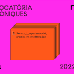 Convocatoria de becas Les Mòniques 2022/2023. Arts Santa Mònica