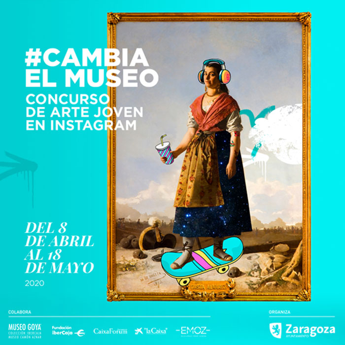 #CambiaelMuseo. Concurso en Instagram convocado por el Ayuntamiento de Zaragoza