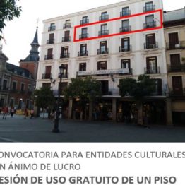 Cesión de uso gratuito de una vivienda para la realización de residencias culturales. Comunidad de Madrid