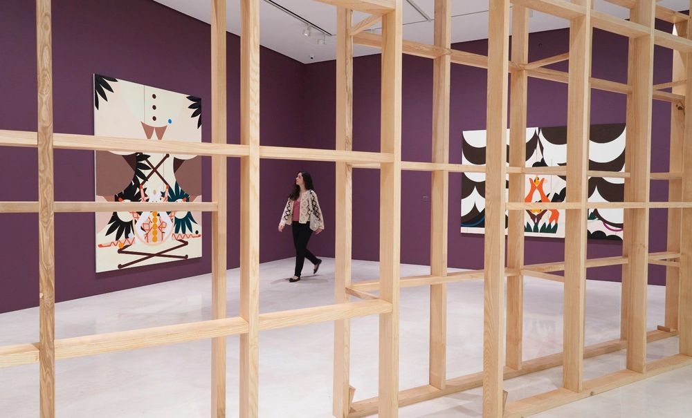 Encuentro entre Farah Atassi y Michel Gauthier. Museo Picasso Málaga