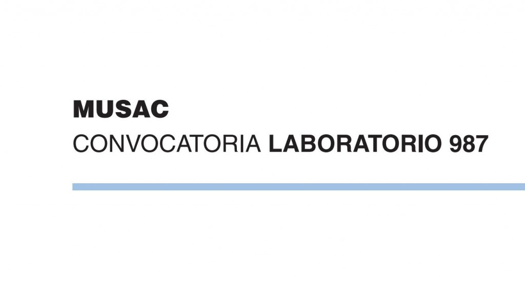 Laboratorio 987. Programa permanente de ayudas a la producción y difusión de la creación y la cultura contemporáneas convocado por el MUSAC