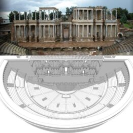 Análisis arquitectónico del Teatro romano de Mérida a la luz de las nuevas investigaciones. Museo Arqueológico Nacional