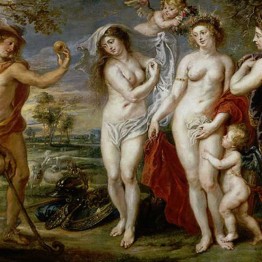 Rubens. El juicio de París. Visistas en latín a obras de Rubens en el Prado.