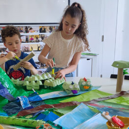 ¡Vaya lío de escultura! Taller infantil en el Museo Universidad de Navarra