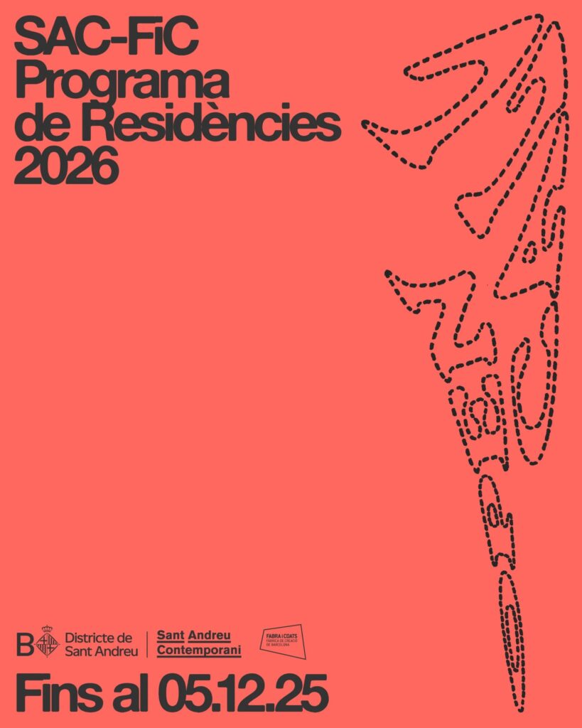 SAC-FiC Programa de Residencias 2026. Sant Andreu Contemporani