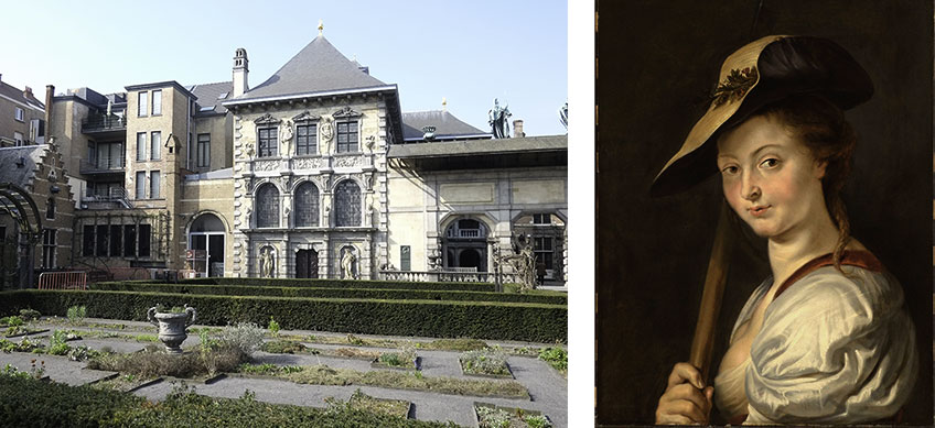 Casa de Rubens (Rubenshuis) y Retrato de Isabella Brant