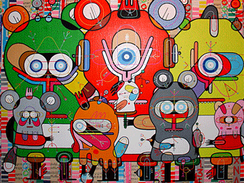 Arte urbano. Sixeart. Sin título, 2007. Galería N2, Barcelona