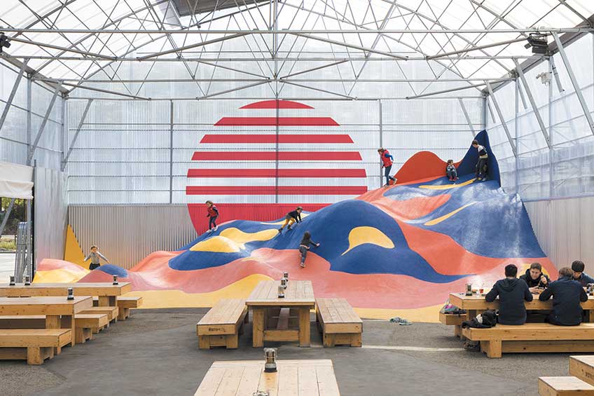 La Cantine du Voyage, Le Voyage à Nantes 2023 - habillage du lieu par Appelle Moi Papa © Appelle Moi Papa.jpg