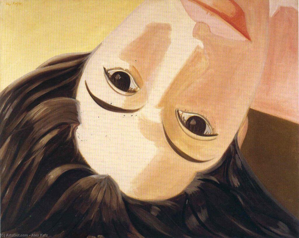 Alex Katz. Upside Down Ada, 1965. MoMA, Nueva York 