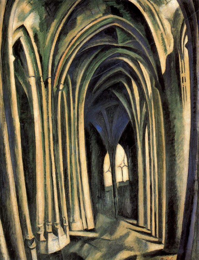 Robert Delaunay. Saint-Séverin nº3, 1909-1910. Colección Guggenheim