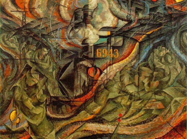 Umberto Boccioni. Estados de ánimo: los adioses (segunda versión), 2011. MoMA, Nueva York