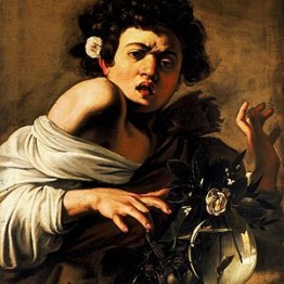 Caravaggio. Muchacho mordido por un lagarto, 1593-1594