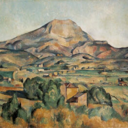 Cézanne. La montaña Sainte-Victoire vista desde Bellevue, 1880-1906. barnes Foundation