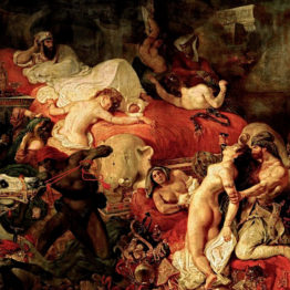 Delacroix. La muerte de Sardanápalo, 1827. Museo del Louvre