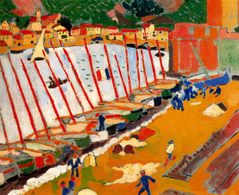 Derain. Arrabal de Collioure, 1905
