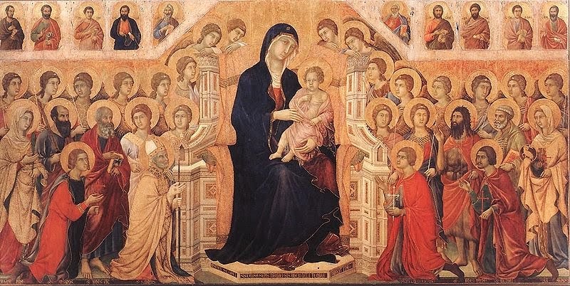 Duccio. La Maestà, 1308–1311. Museo dell'Opera Metropolitana del Duomo, Siena
