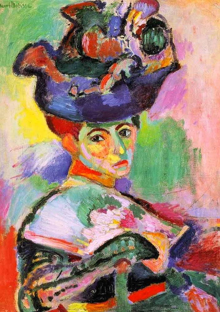 Henri Matisse. Femme au chapeau, 1905. Museum of Modern Art, San Francisco