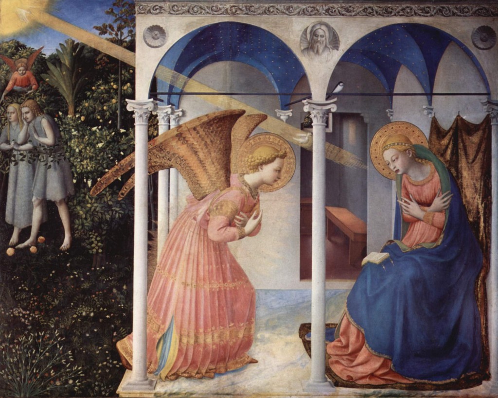 Fra Angelico. Anunciación, 1430-1432. Museo del Prado