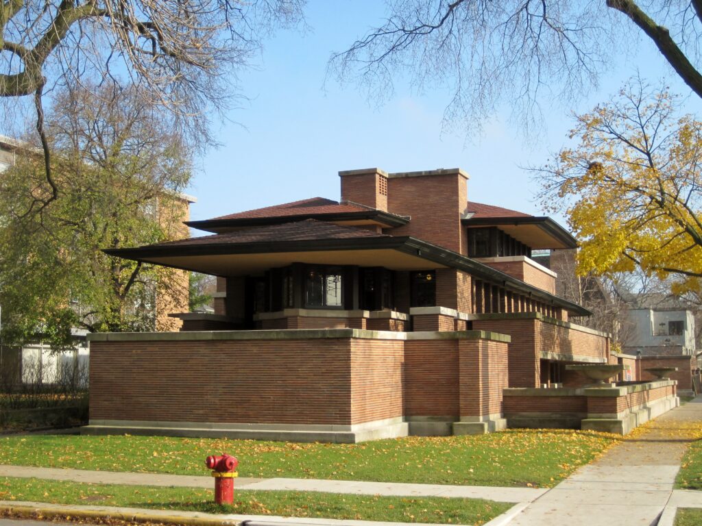 Frank Lloyd Wright. Casa Robie, 1908-1910