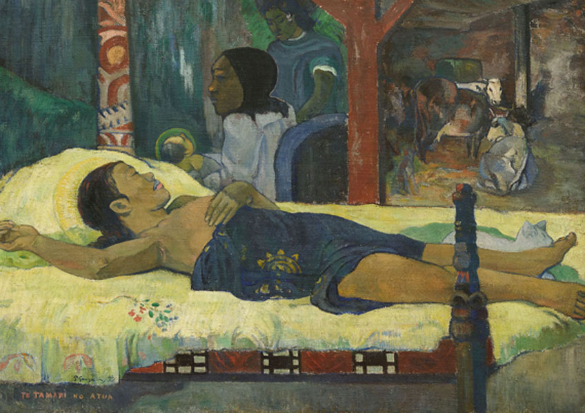 Gauguin. Te tamari no atua, 1896. Neue Pinakothek, Munich 