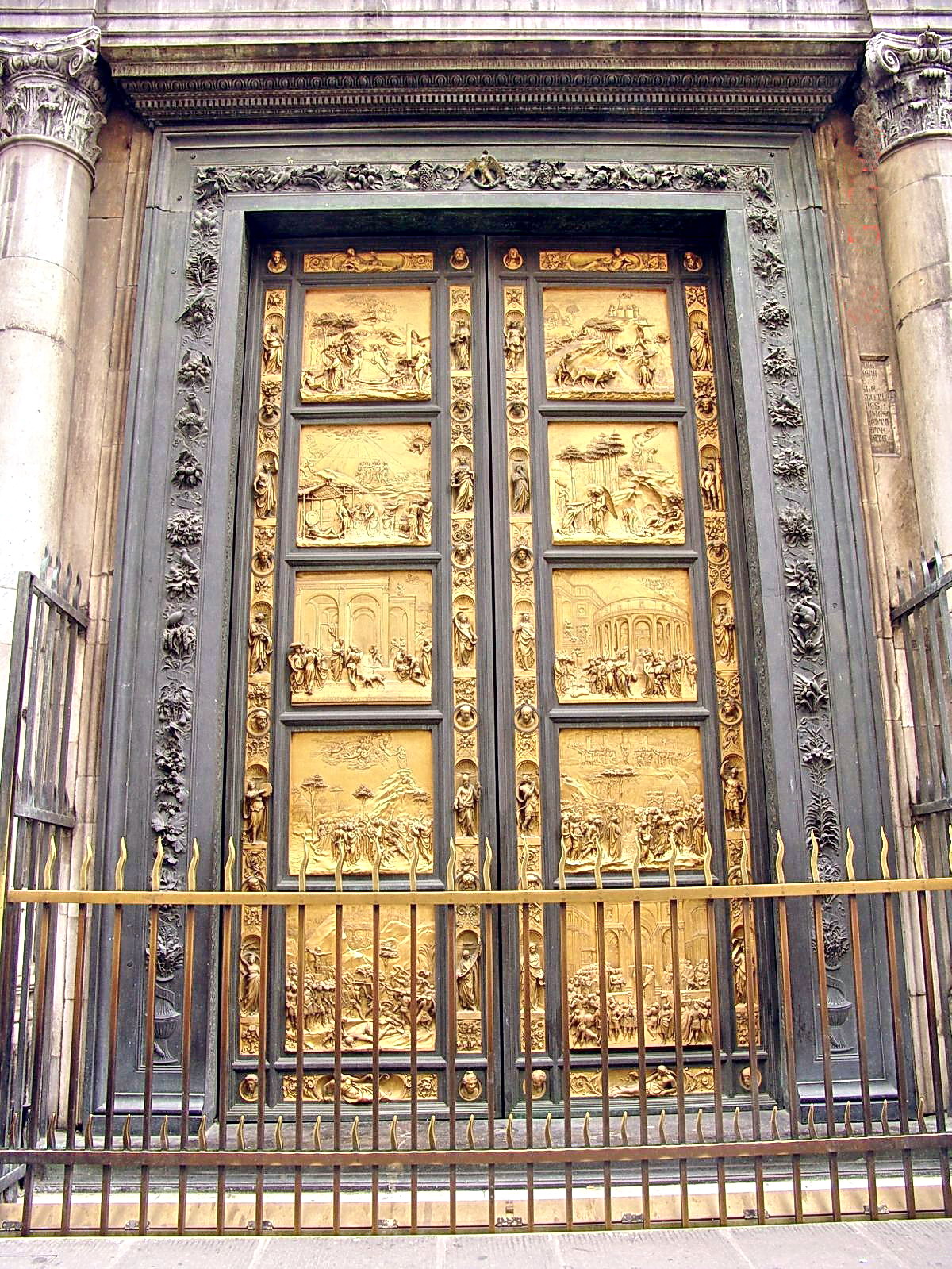 Ghiberti. Puerta del Paraíso. Baptisterio de Florencia