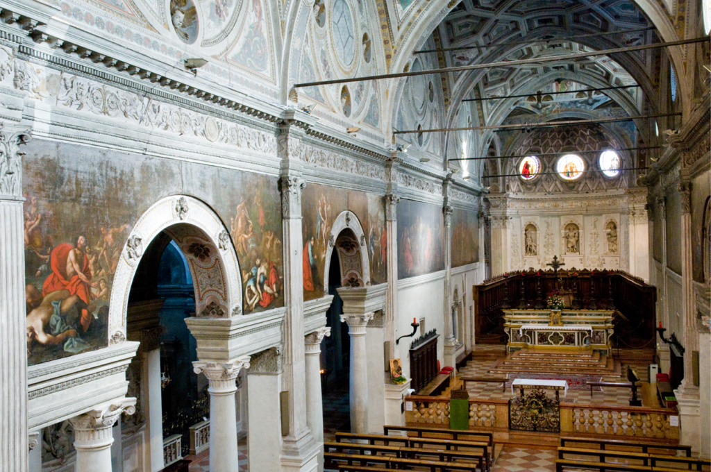 Giulio Romano. Iglesia del convento de Polirone, San Benedetto Po