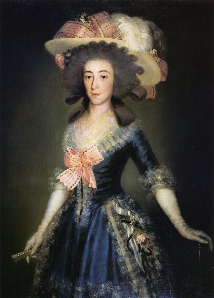 Francisco de Goya. María Josefa de la Soledad, condesa de Benavente, duquesa de Osuna, 1785. Fundación Bartolomé March