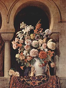 Francesco Hayez. Vaso de flores en un harén, 1881