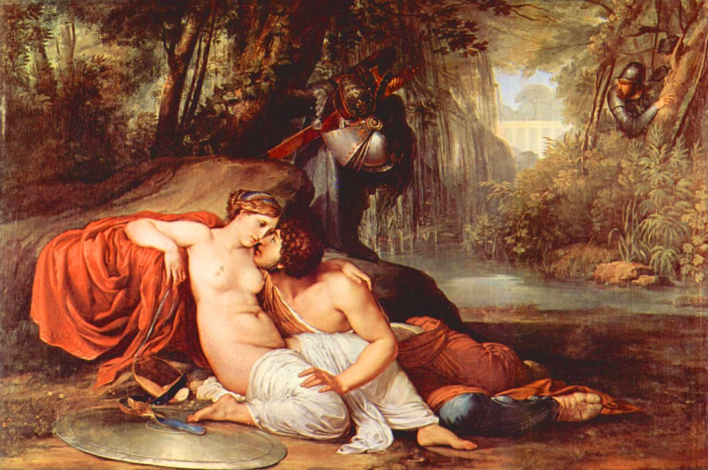 Francesco Hayez. Amores de Rinaldo y Armida, 1812-1813