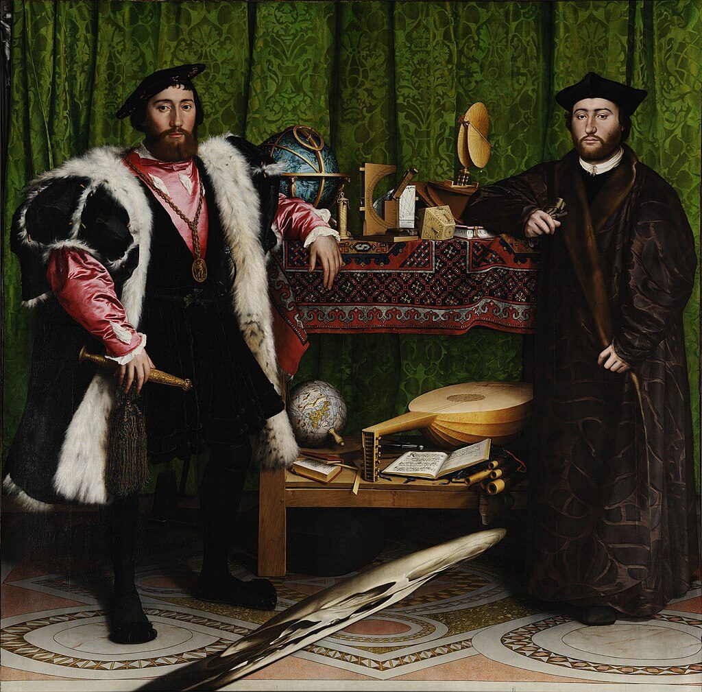 Hans Holbein. Los embajadores, 1533. National Gallery, Londres