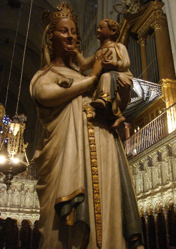 Virgen Blanca, segunda mitad del siglo XIV. Catedral de Toledo