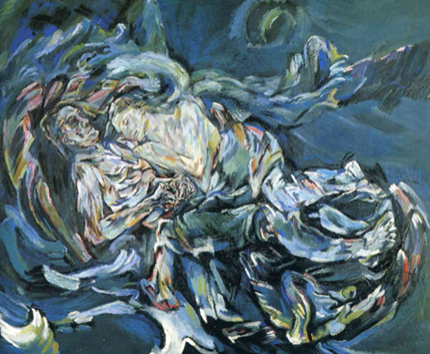 Oskar Kokoschka. La novia del viento, 1914. Kunstmuseum Basel