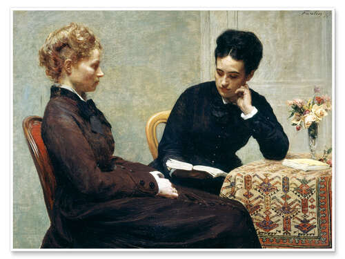 Fantin-Latour. La lectura, 1897. Musée des Beaux-Arts, Lyon