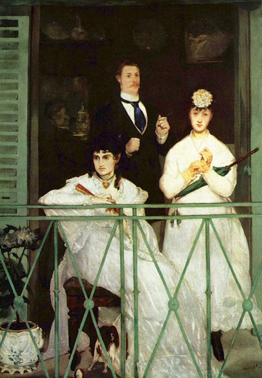 Manet. El balcón, 1868-1869. Museo de Orsay