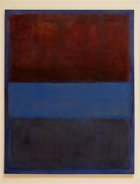 Mark Rothko. Nº61 (Óxido y azul), 1953. LACMA