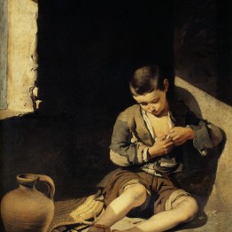 Murillo. Joven mendigo, hacia 1650. Museo del Louvre
