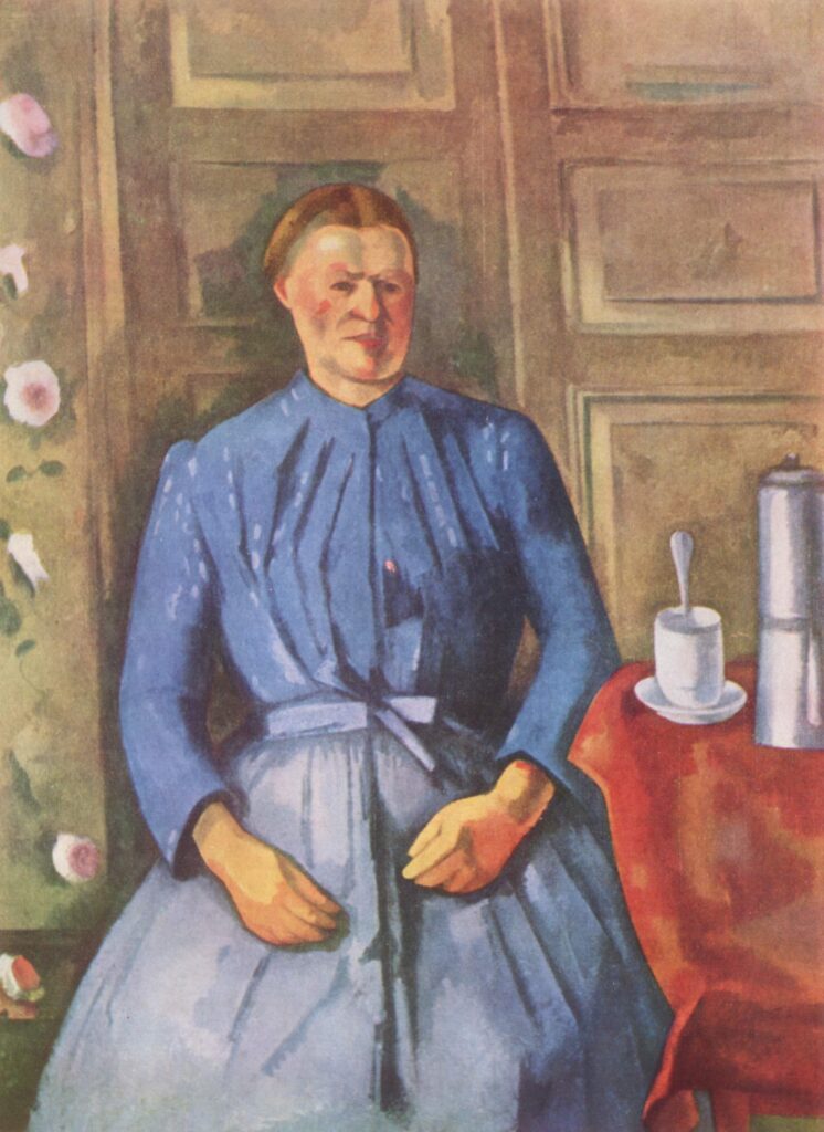 Cézanne. Mujer con cafetera, hacia 1890-1895. Musée d´Orsay