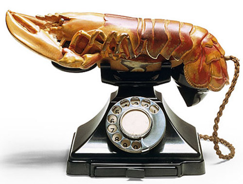 Salvador Dalí. Teléfono-langosta, 1936