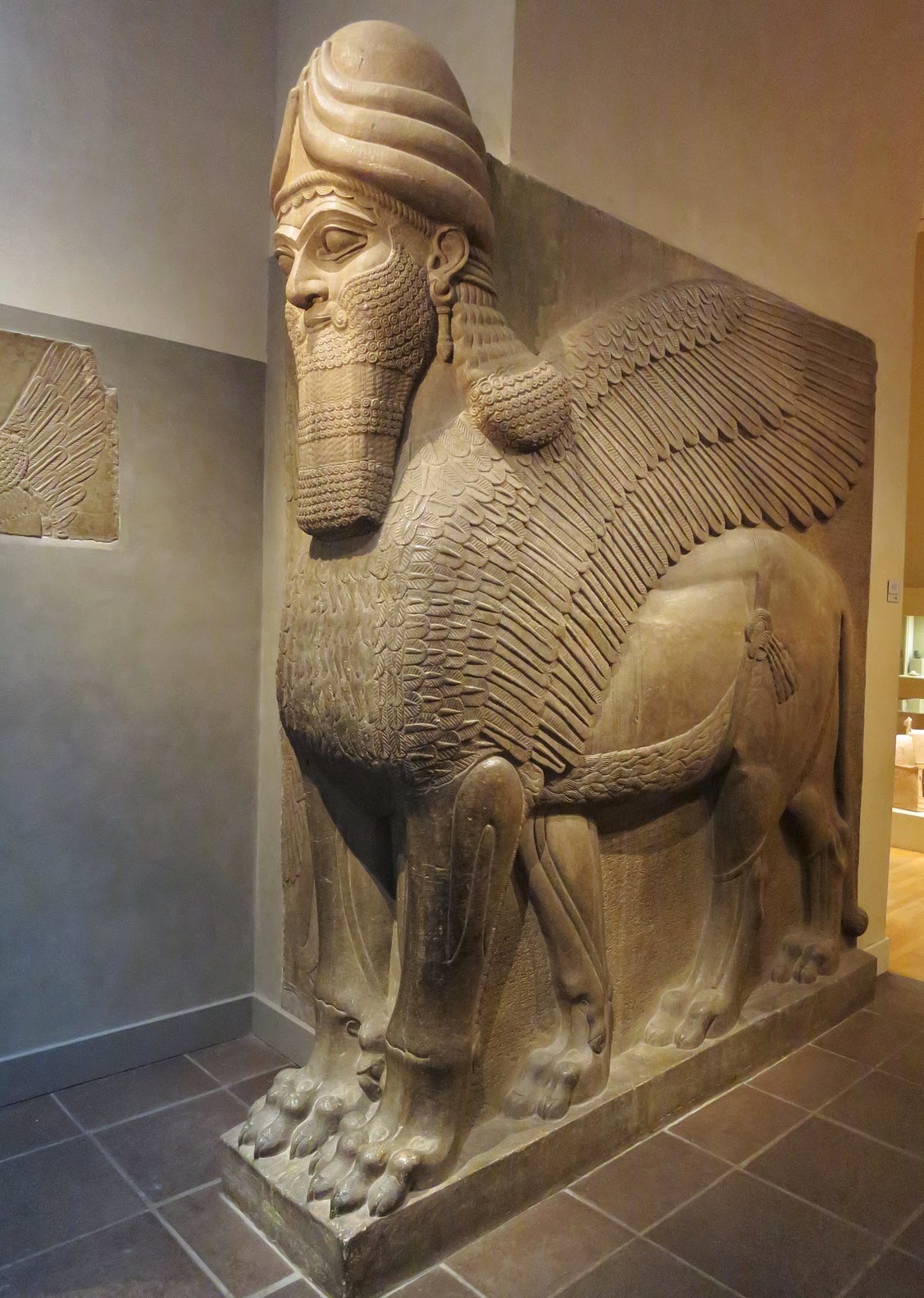 Toros alados de Nimrud, 883-859 a.C. British Museum