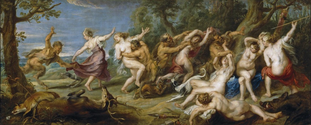 Rubens. Diana y sus ninfas sorprendidas por sátiros, 1639-1640. Museo Nacional del Prado