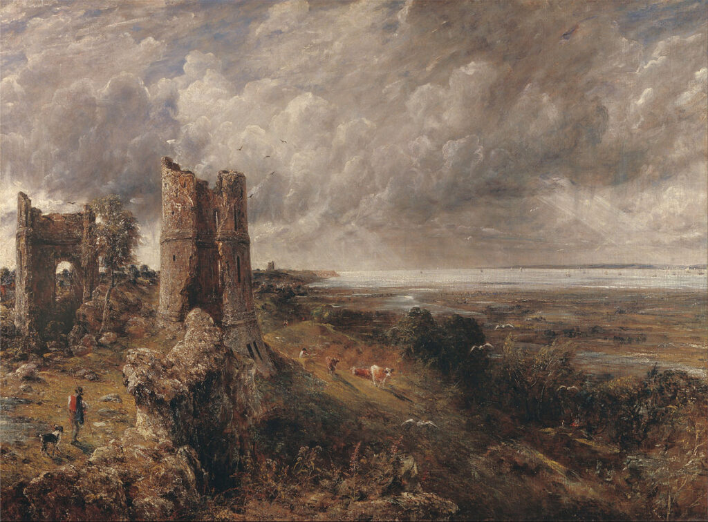 Constable. Hadleigh Castle, The Mouth of the Thames. Morning after a Stormy Night, 1829. Yale Center for British Art